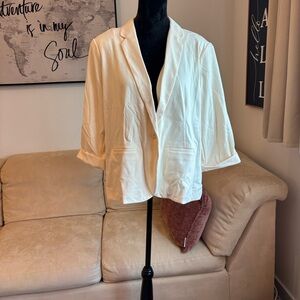 LC Lauren Conrad Cream Women's Blazer
